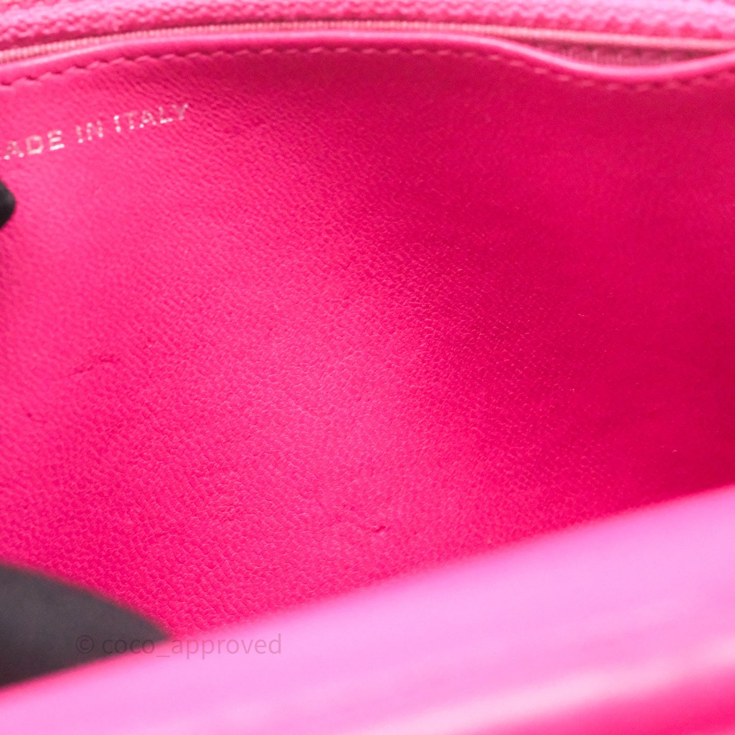 Chanel Quilted Wallet on Chain WOC Pink Lambskin Silver Hardware