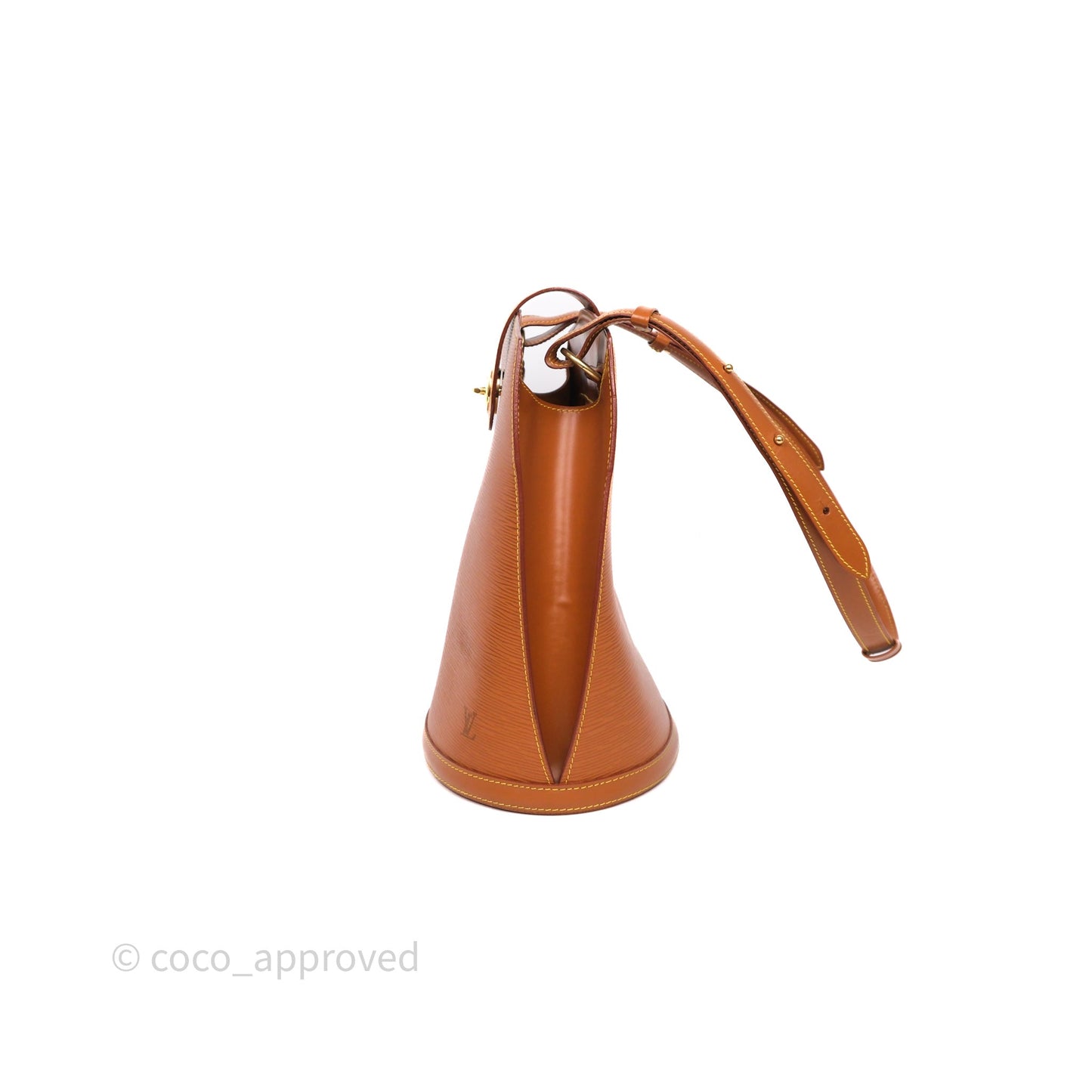 Louis Vuitton Cluny Shoulder Bag Brown Epi