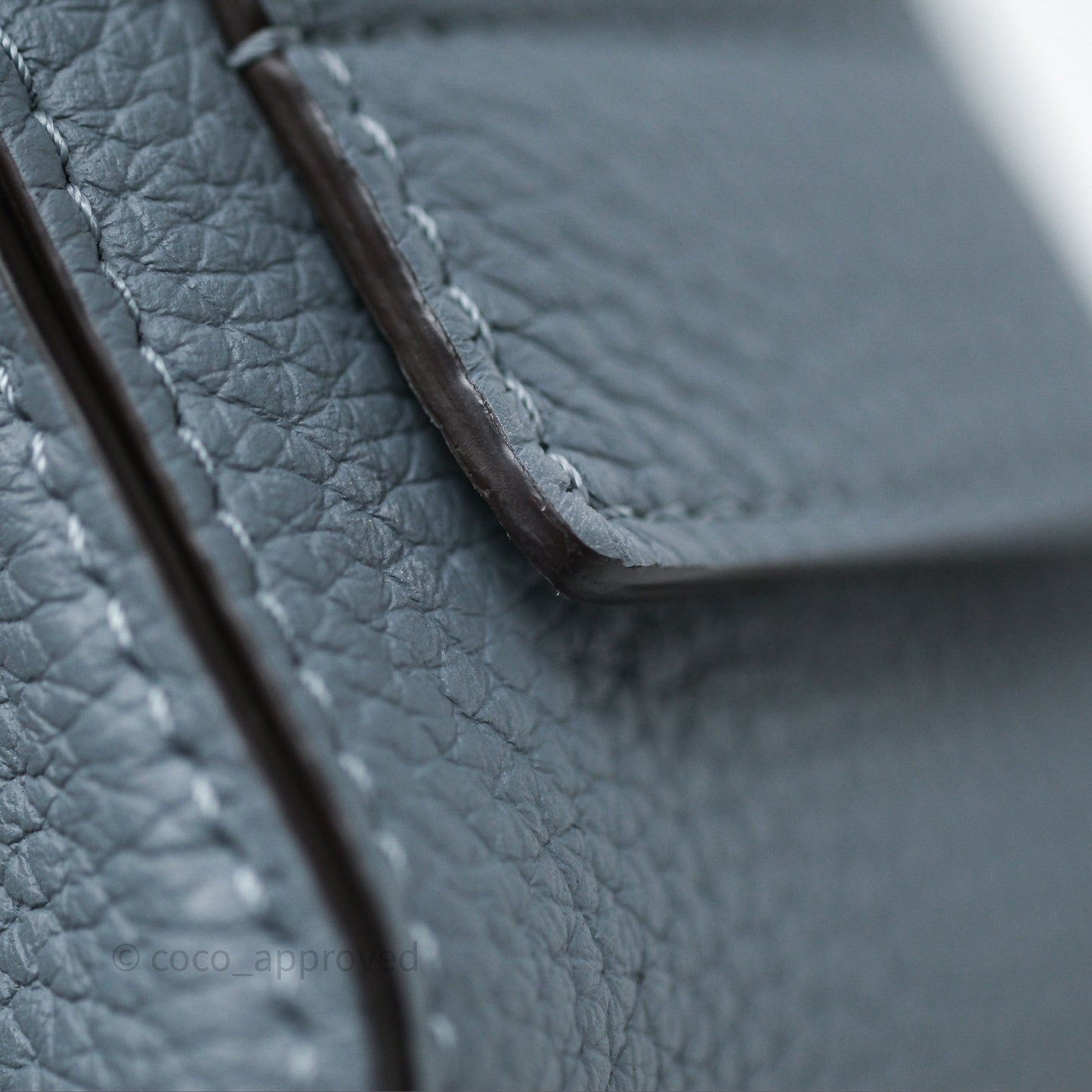 Delvaux Cool Box Nano Taurillon Soft Grained Calfskin Pacific Palladium Hardware