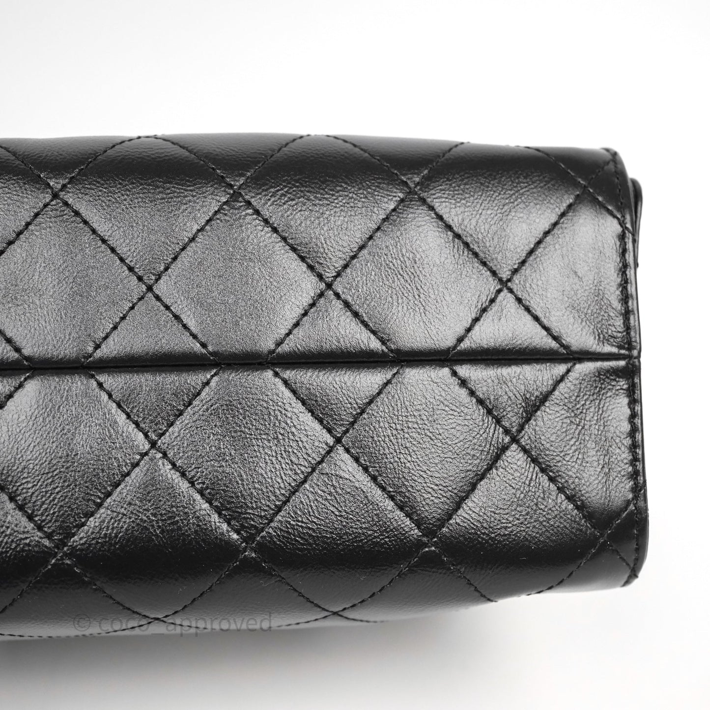 Chanel Mini 25 Black Bag Calfskin Mixed Hardware