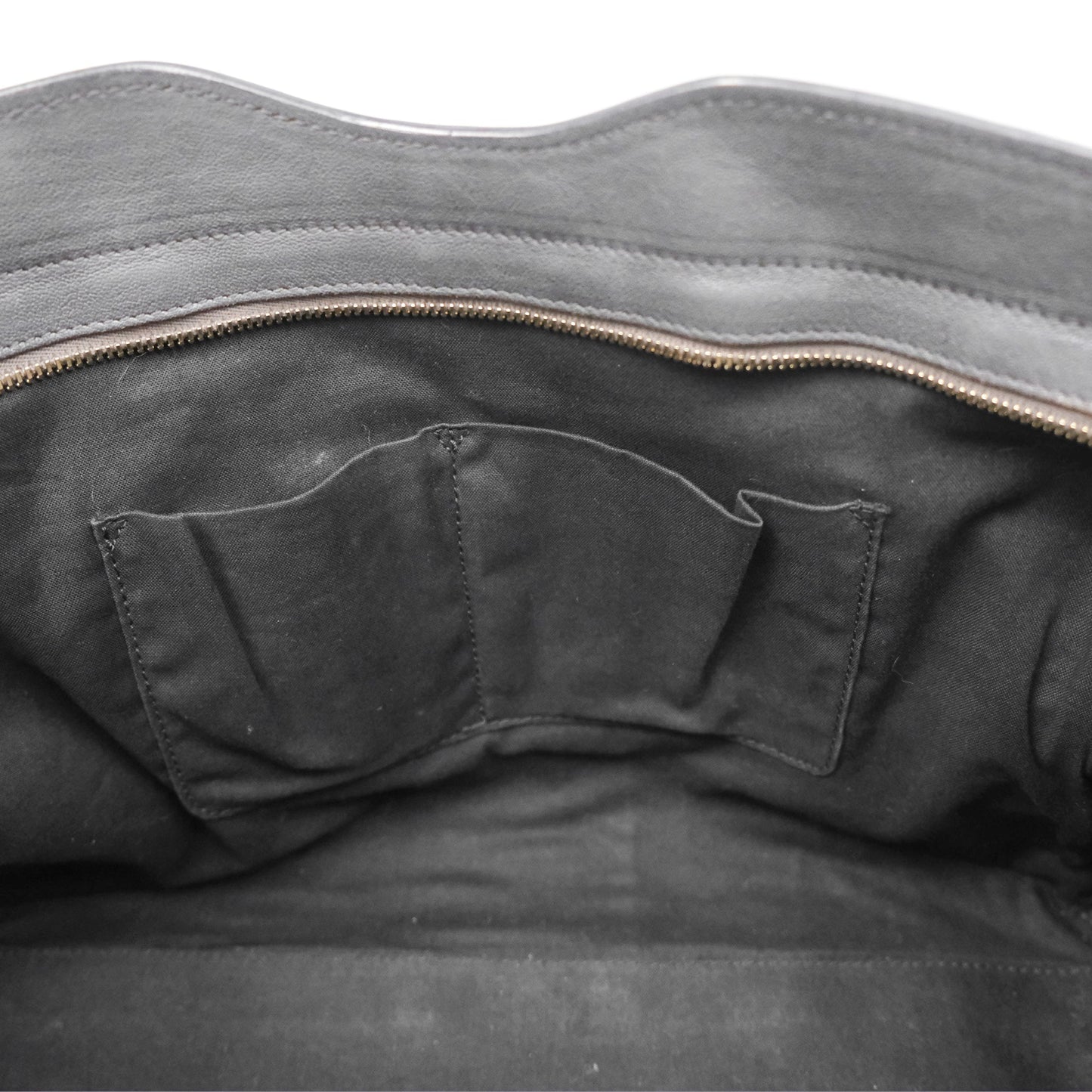 Saint Laurent Chyc Bag Dark Grey Calfskin Gold Hardware