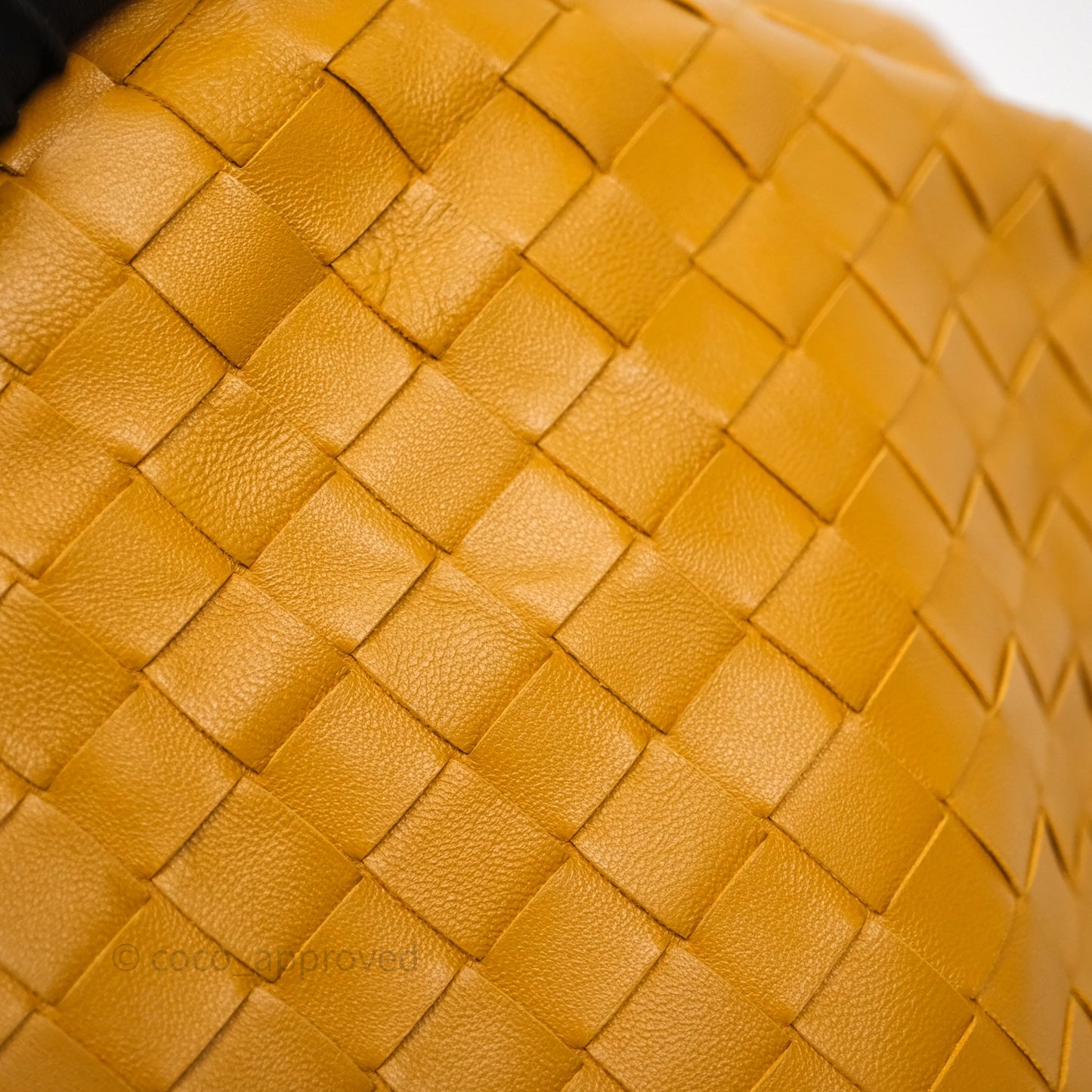 Bottega Veneta Teen Jodie Caramel Intrecciato Lambskin