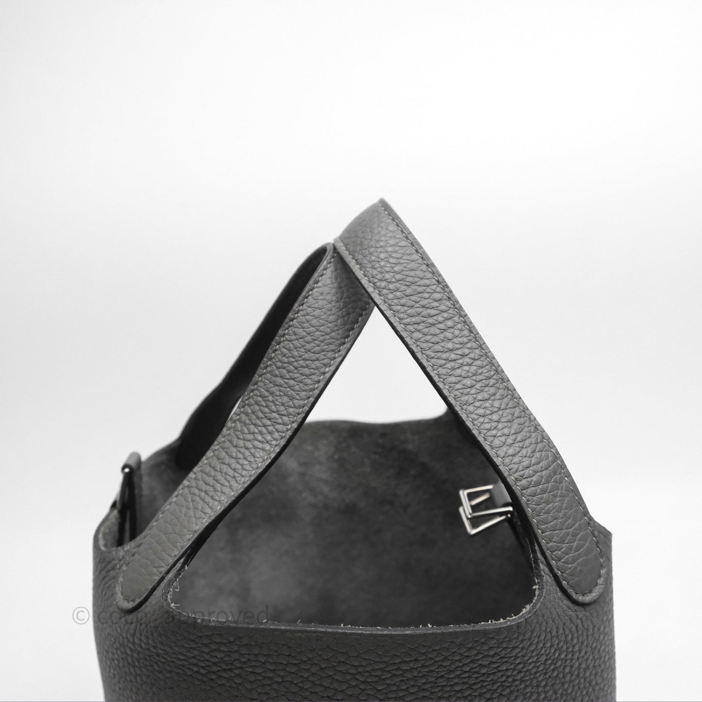 Hermès Picotin 18 Etain 8F Clemence Palladium Hardware