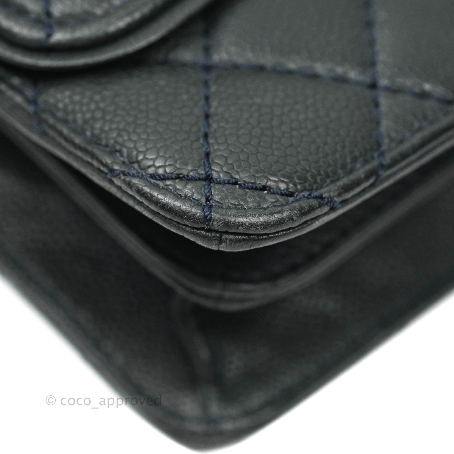 Chanel Medium Flap Caviar Ruthenium Hardware