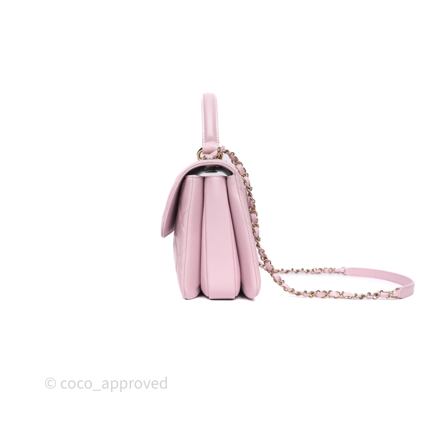 Chanel Small Trendy CC Lilac Lambskin Gold Hardware