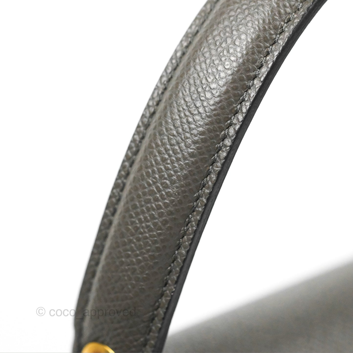 Celine Micro Belt Bag Grey Grained Calfskin Gold Hardware