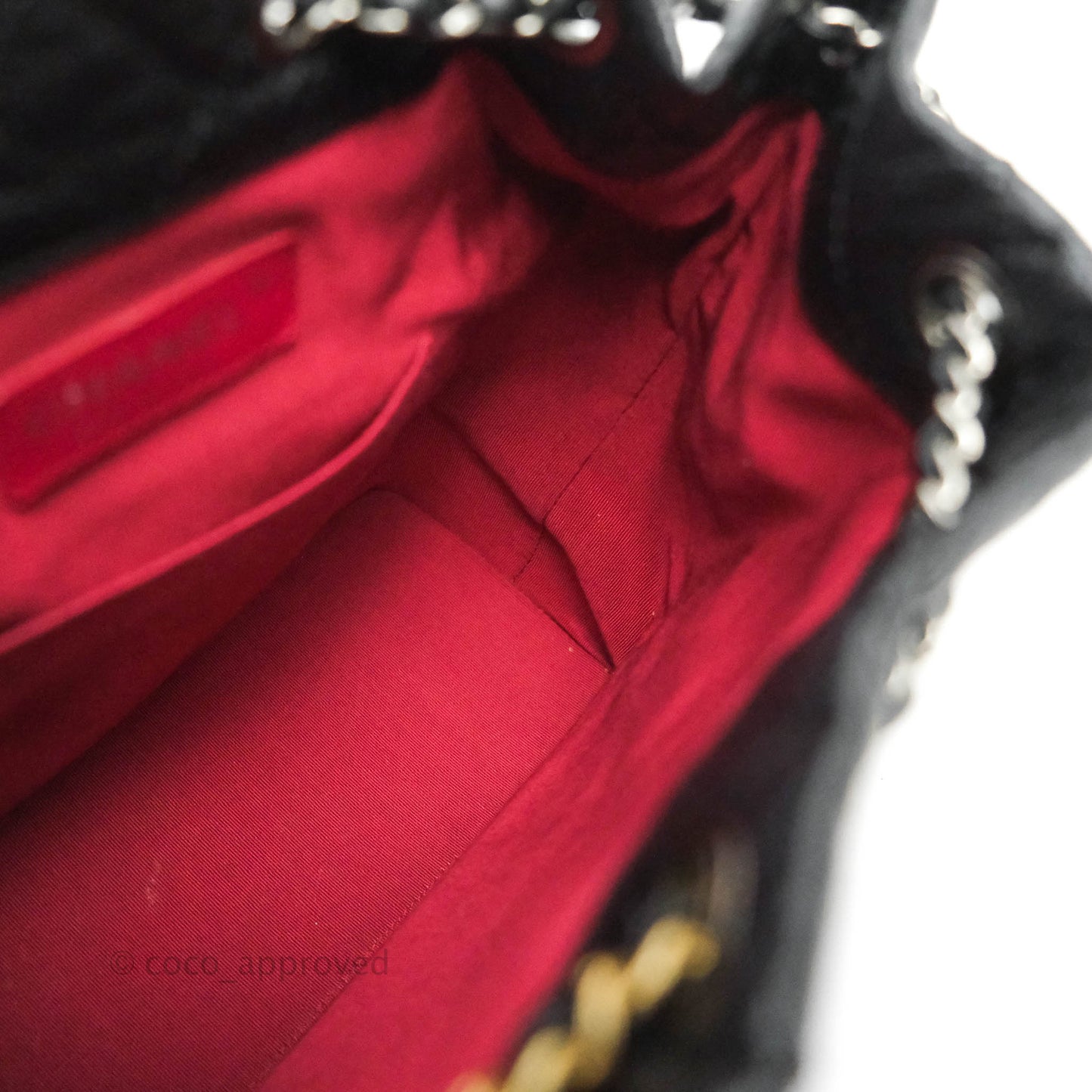 Chanel Small Gabrielle Backpack Black Aged Calfskin