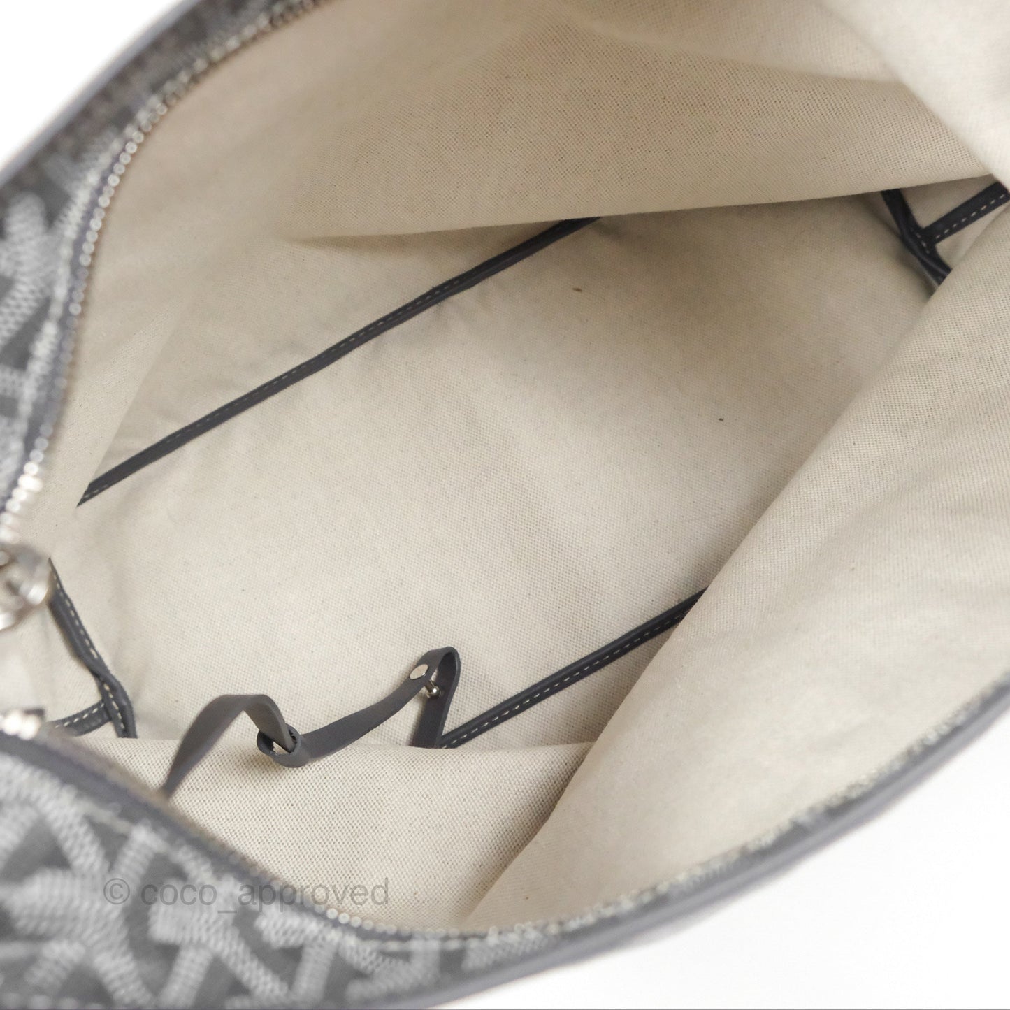 Goyard Bohème Hobo Bag Grey Goyardine Canvas