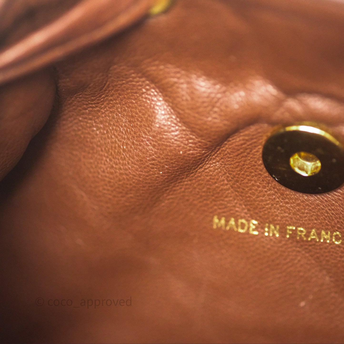 Chanel Vintage CC Duma Backpack Brown Lambskin 24K Gold Hardware