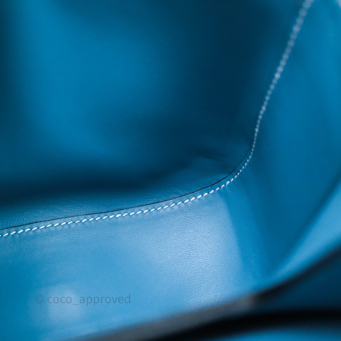 Hermès Della Cavalleria Mini II Bag 18 New Bleu Jean 75 Epsom Palladium Hardware