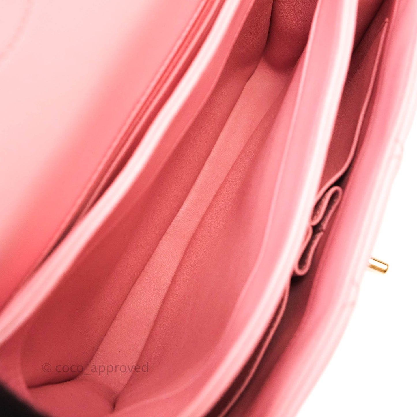 Chanel Quilted Trendy CC Small Pink Lambskin Gold Hardware