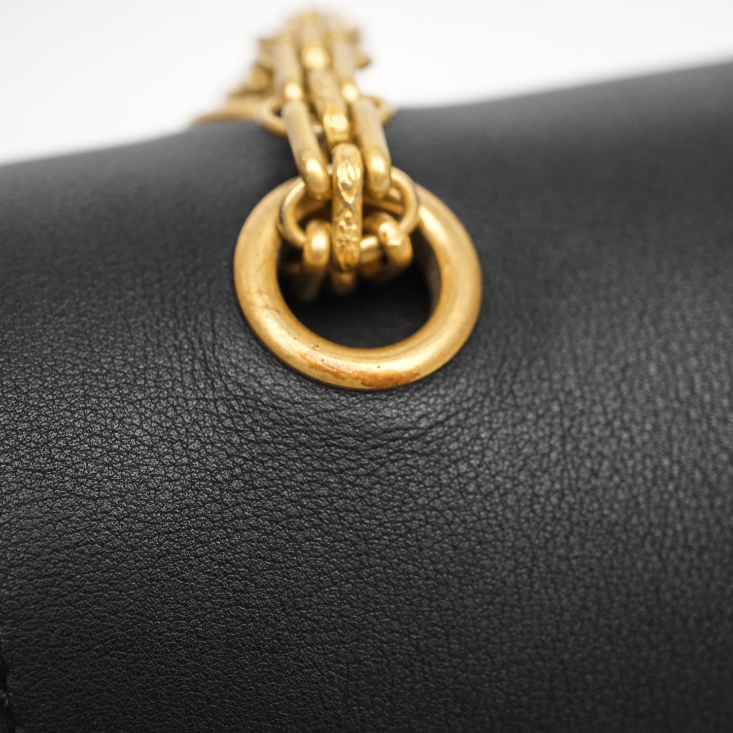 Chanel Paris-Hamburg Charm Nude Reissue 2.55 Medallion Flap 226 Black Calfskin