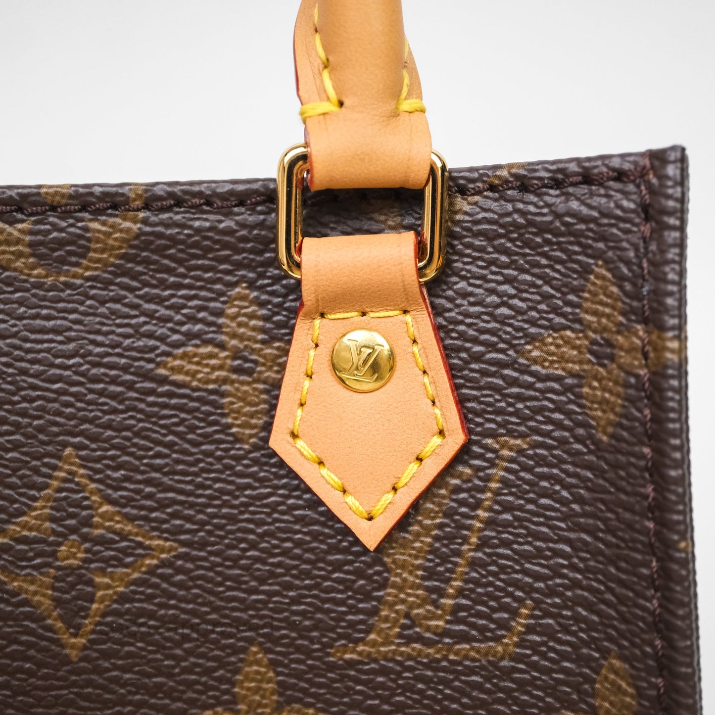 Louis Vuitton Petit Sac Plat Bag Monogram Canvas