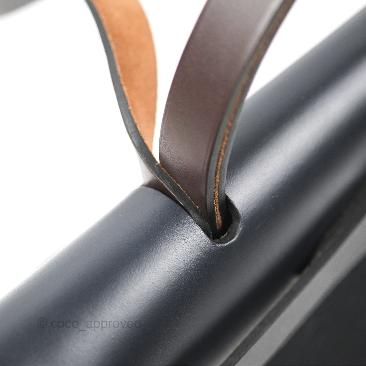 Hermès Herbag Zip 31 Black/Navy Canvas Palladium Hardware