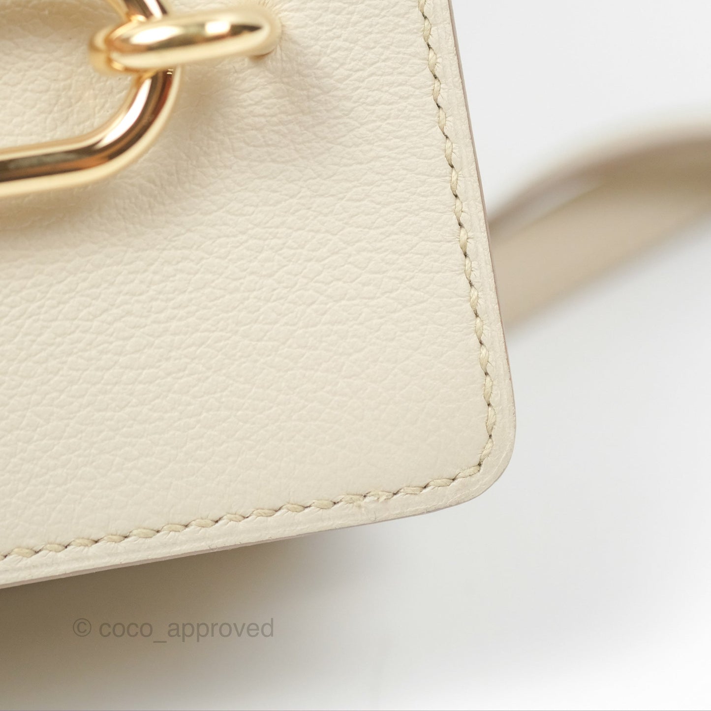 Hermès Roulis Mini 18 Beton Evercolor Permabrass Hardware