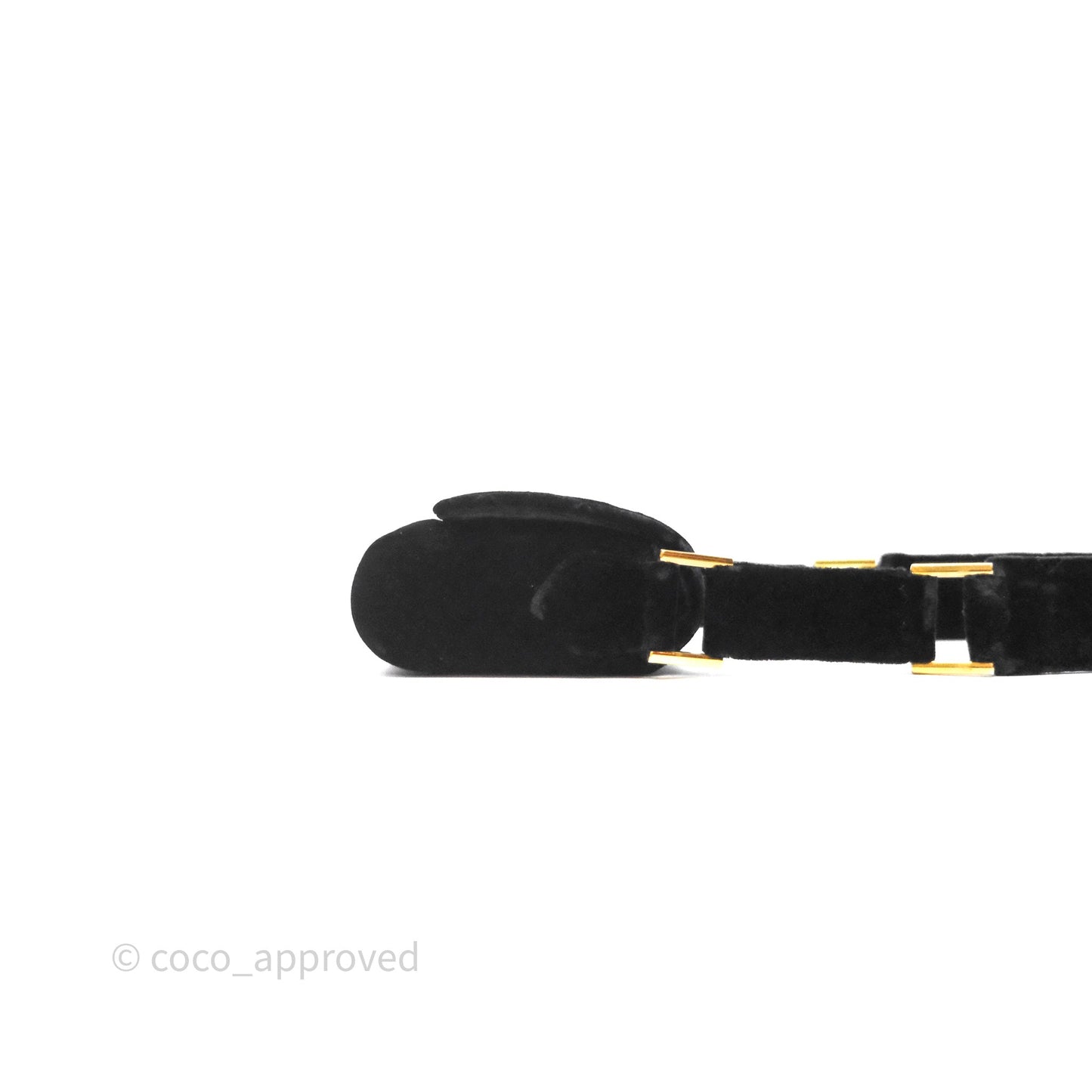 Chanel Vintage Mini Flap Bag Black Velvet Gold Hardware