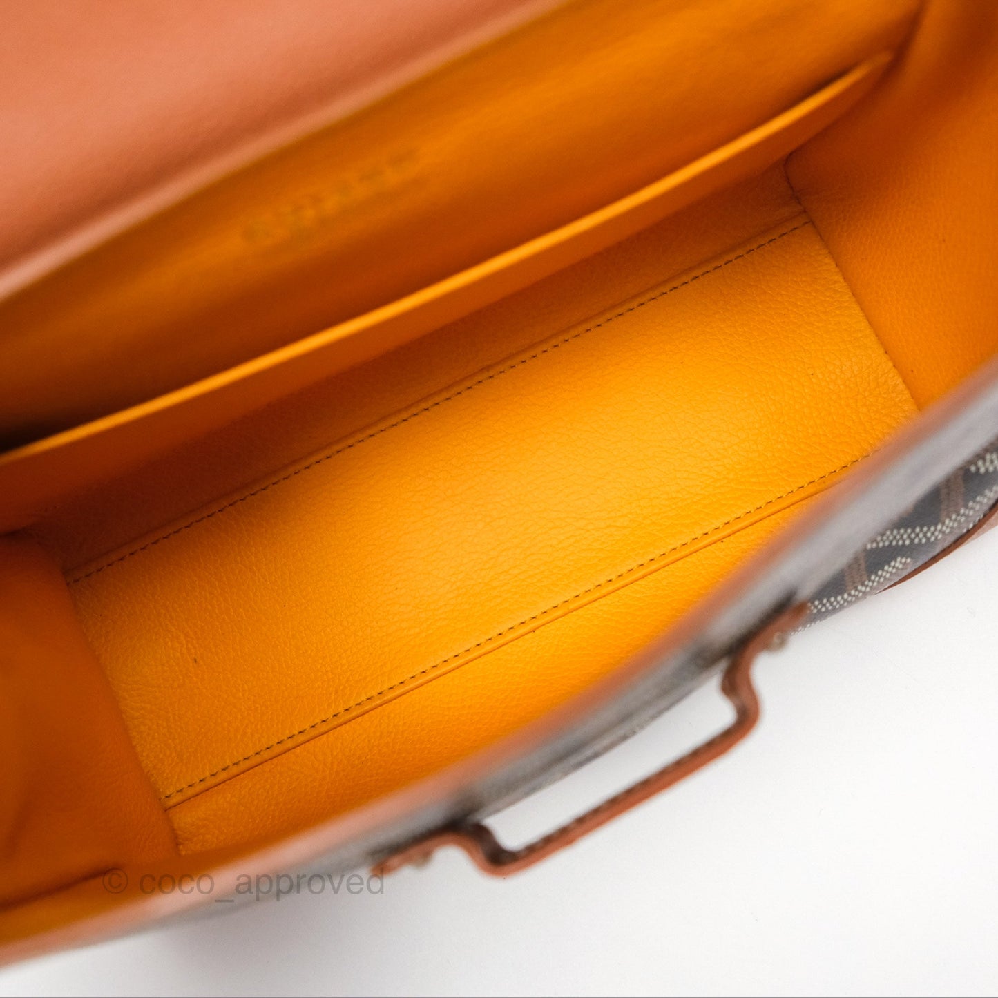 Goyard Saïgon Mini Bag Tan Goyardine Canvas/Chevroches Calfskin