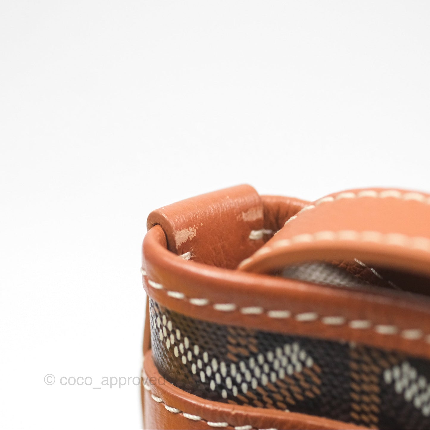 Goyard Petit Flot Bucket Bag Black & Tan Goyardine