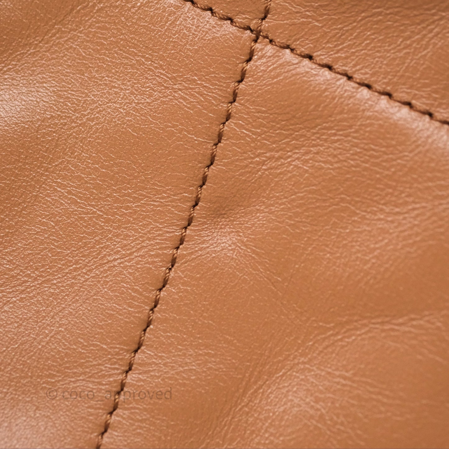 Chanel 22 Small Beige Shiny Calfskin Aged Gold Hardware