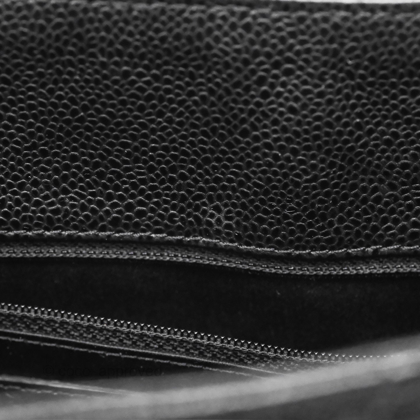 Chanel GST Black Caviar Silver Hardware