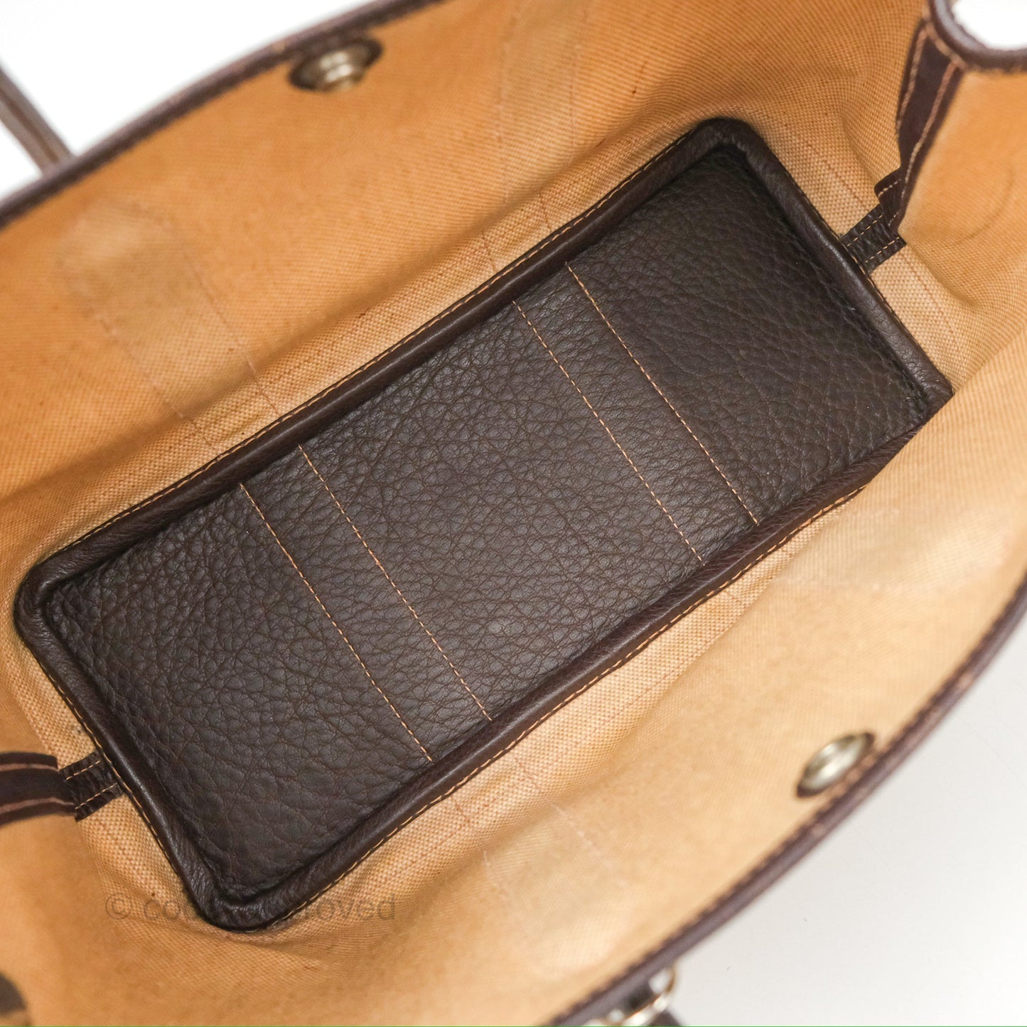 Hermès Garden Party 30 Canvas Brown/ Natural