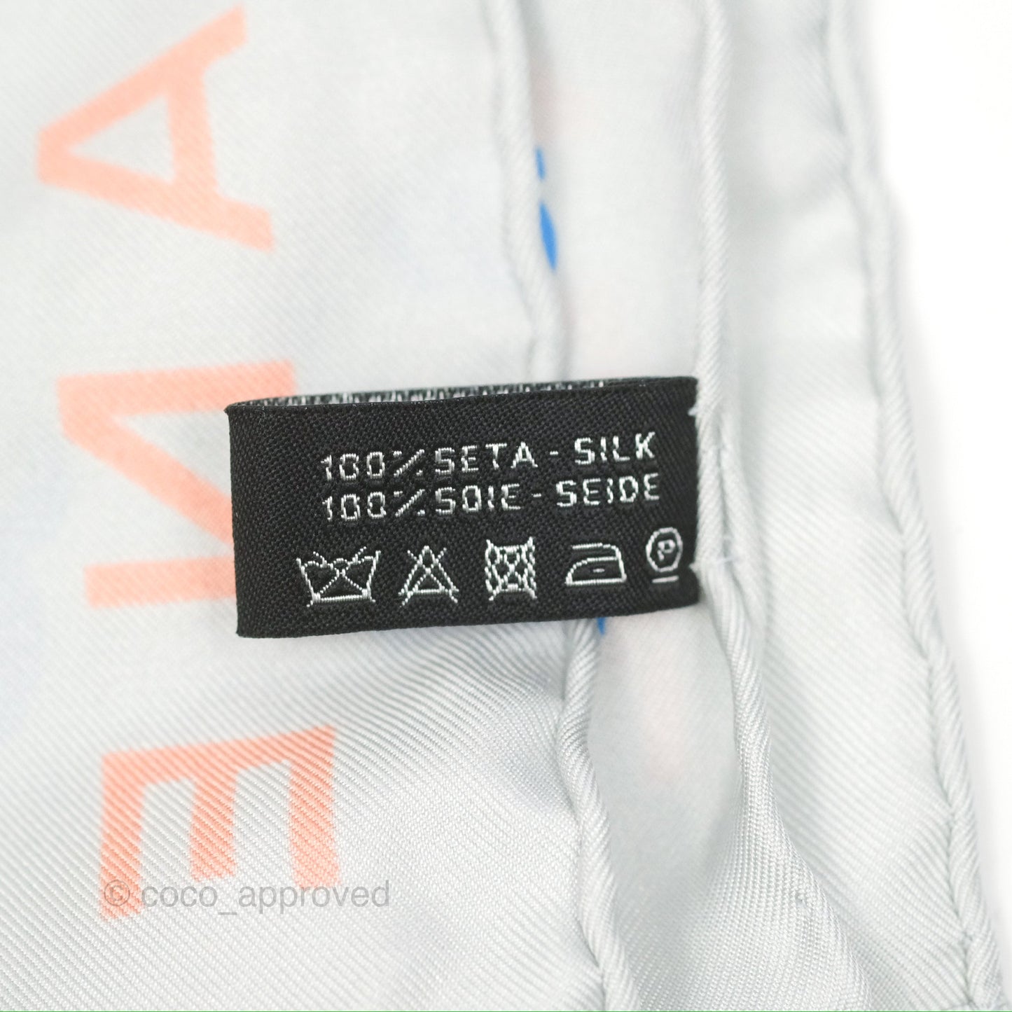 Chanel CC Logo Silk Square Scarf 90