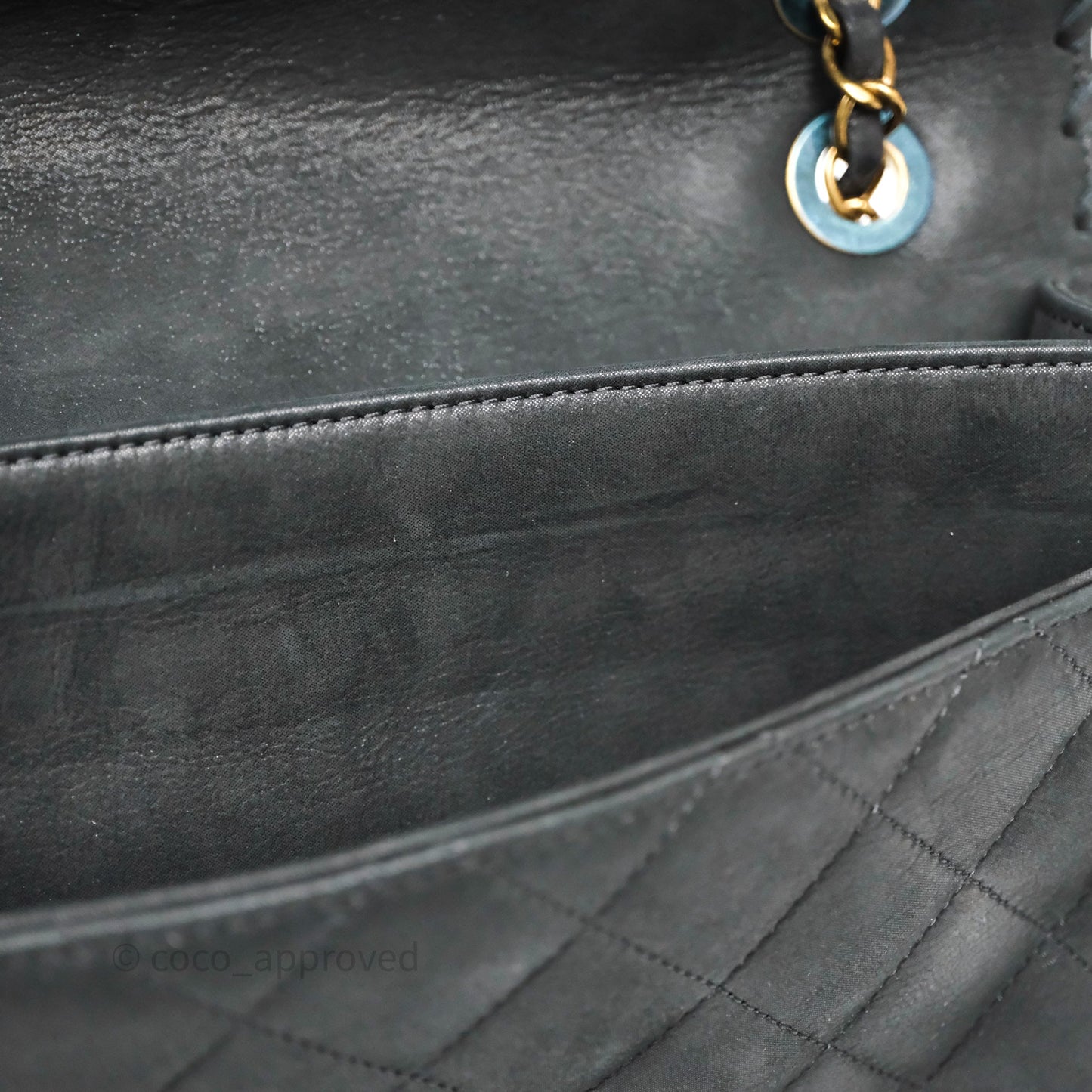 Chanel Braided Flap Bag Black Nubuck Aged Gold Hardware