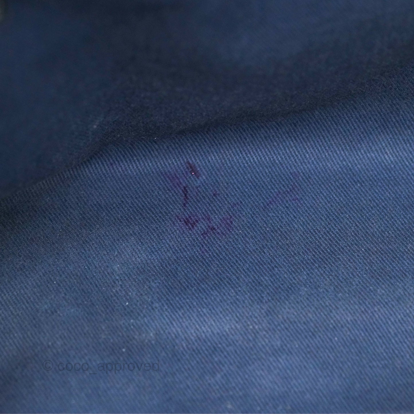 Chanel Medium Deauville Tote Blue Canvas