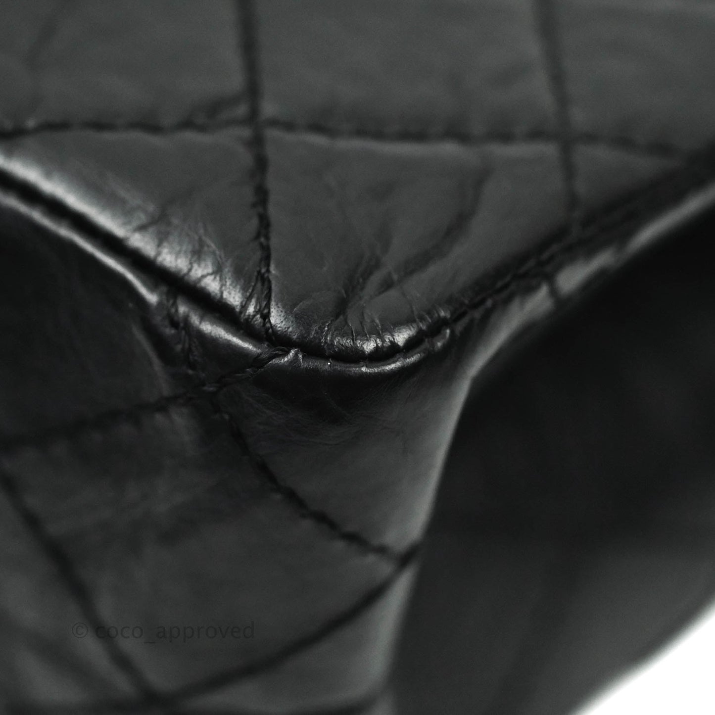 Chanel Reissue Quilted Aged Calfskin Black Ruthenium Hardware 226