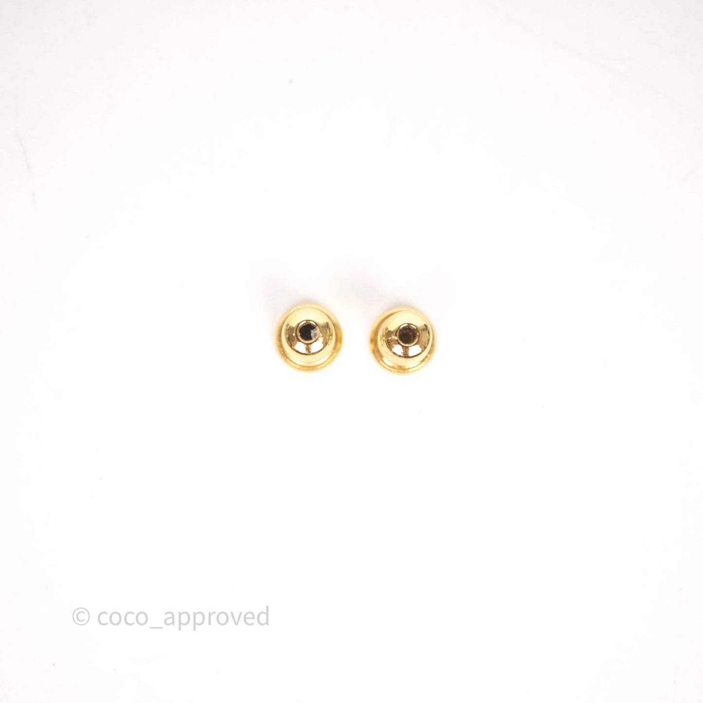 Christian Dior Clair D Lune Earrings Gold
