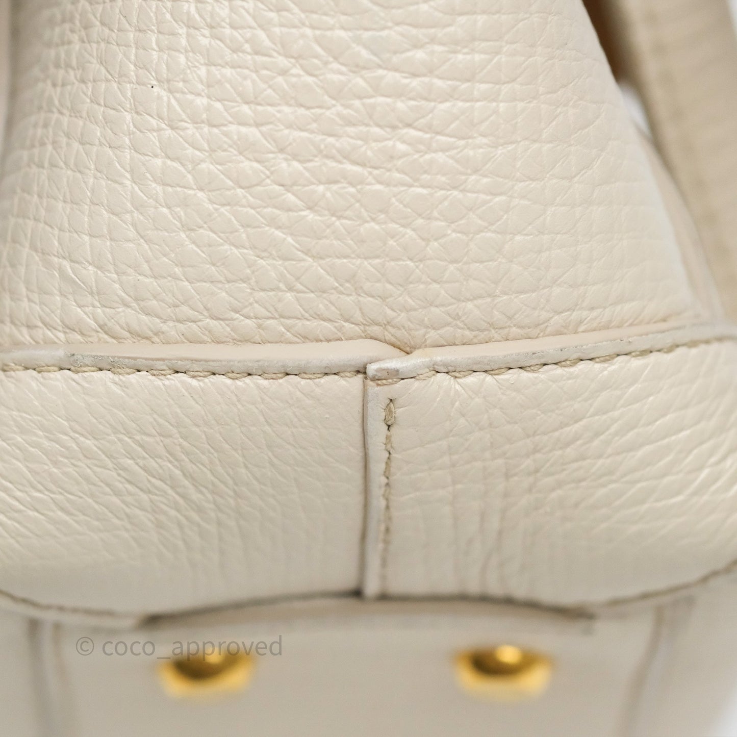 Bottega Veneta Small Arco Plaster Grainy Calfskin