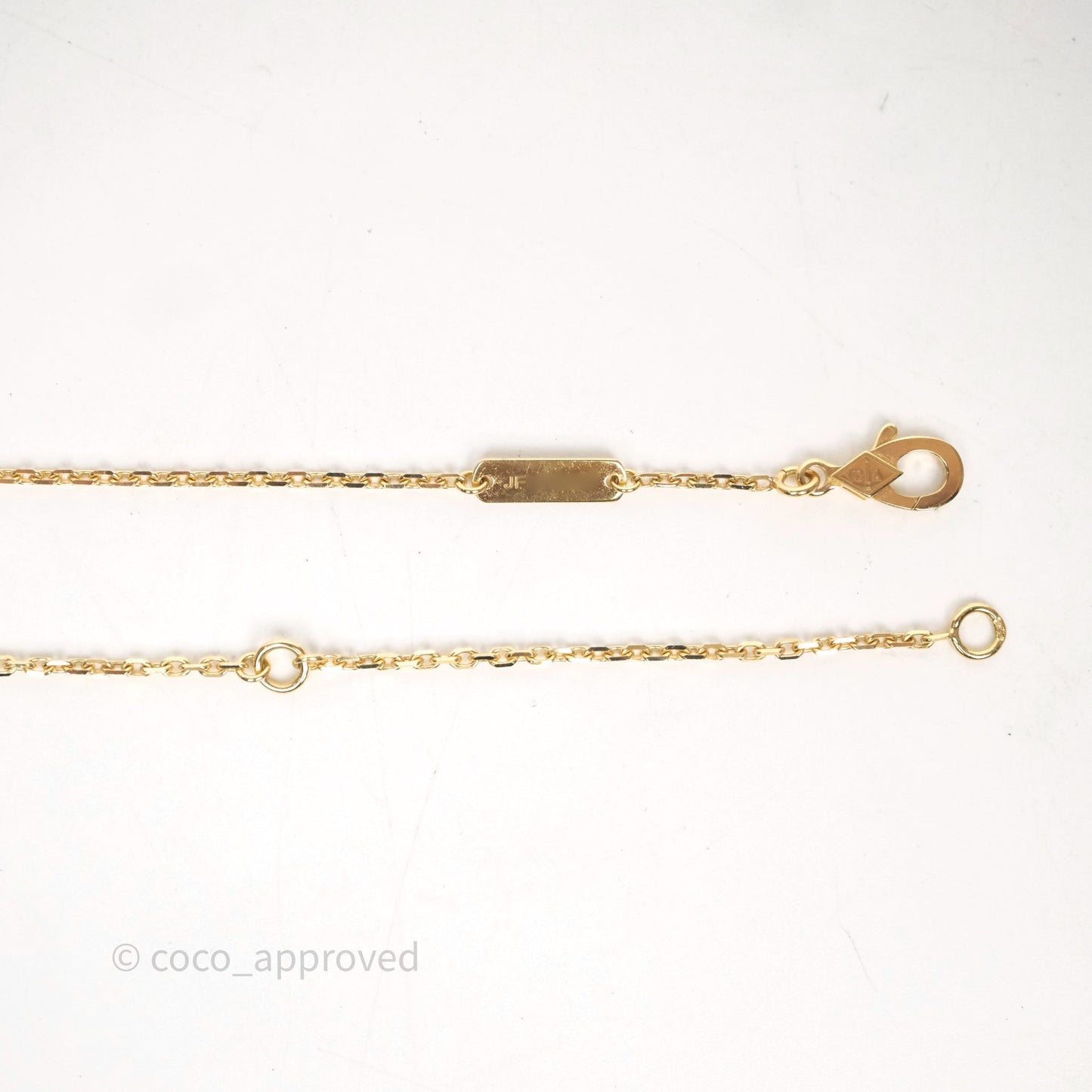 Van Cleef & Arpels Vintage Alhambra Pendant Necklace White Mother-of-pearl Yellow Gold