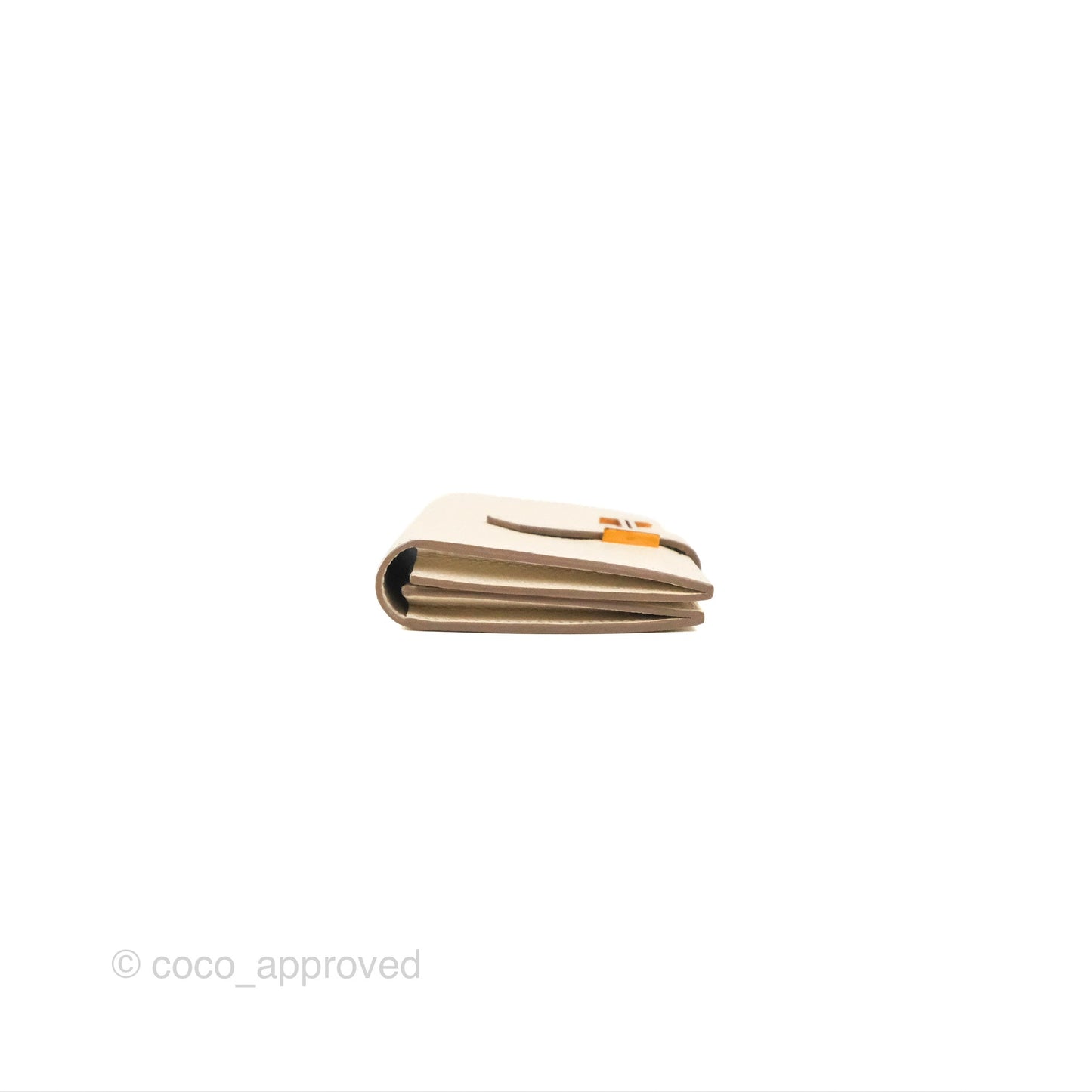 Hermès  Bearn Card Holder Nata Epsom Rose Gold Hardware