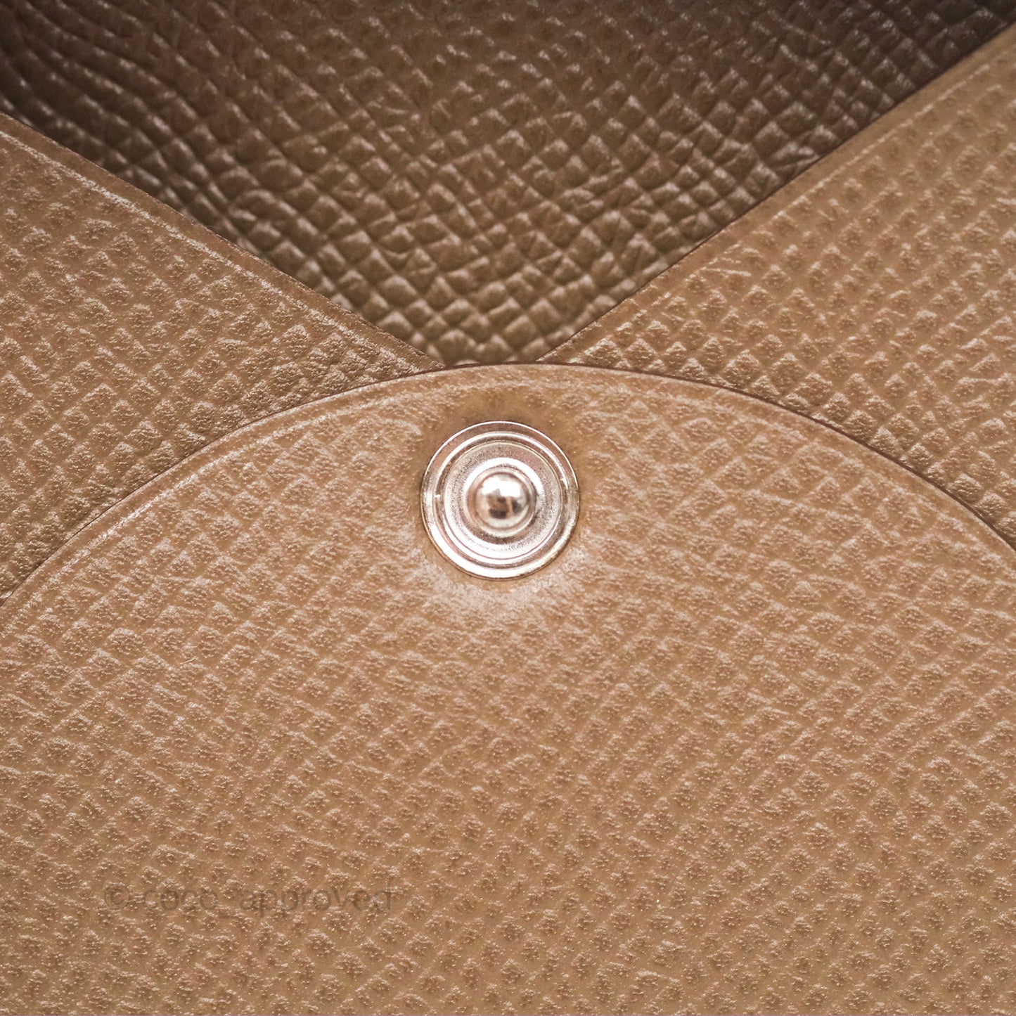 Hermès Bastia Coin Purse Etoupe