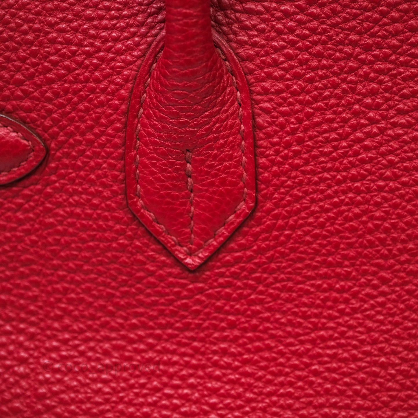 Hermès Birkin 30 Rouge Togo Palladium Hardware