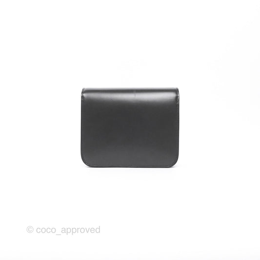 Celine Teen Classic Box Flap Dark Grey Box Calfskin