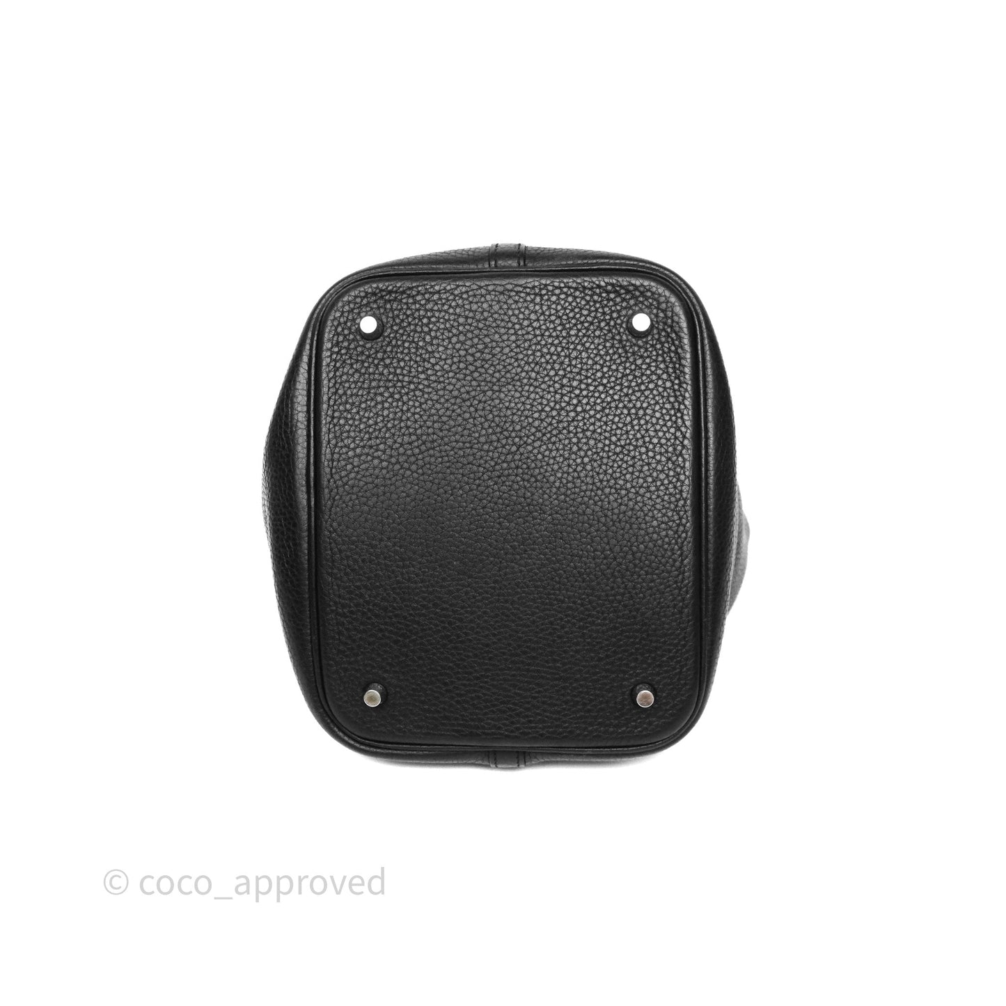Hermès Picotin 22 Black Noir 89 Clemence Palladium Hardware