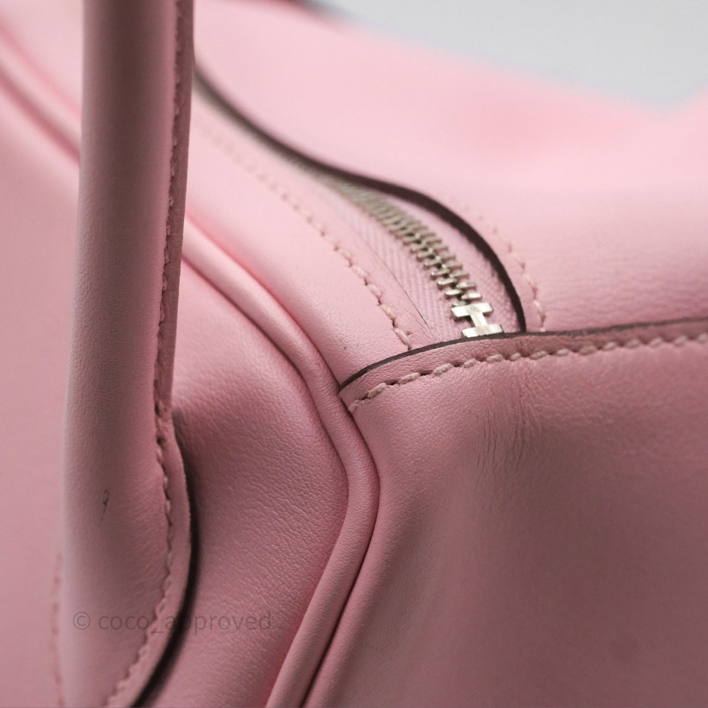 Hermes Lindy 26 Rose Sakura Pink 3Q Swift Palladium Hardware