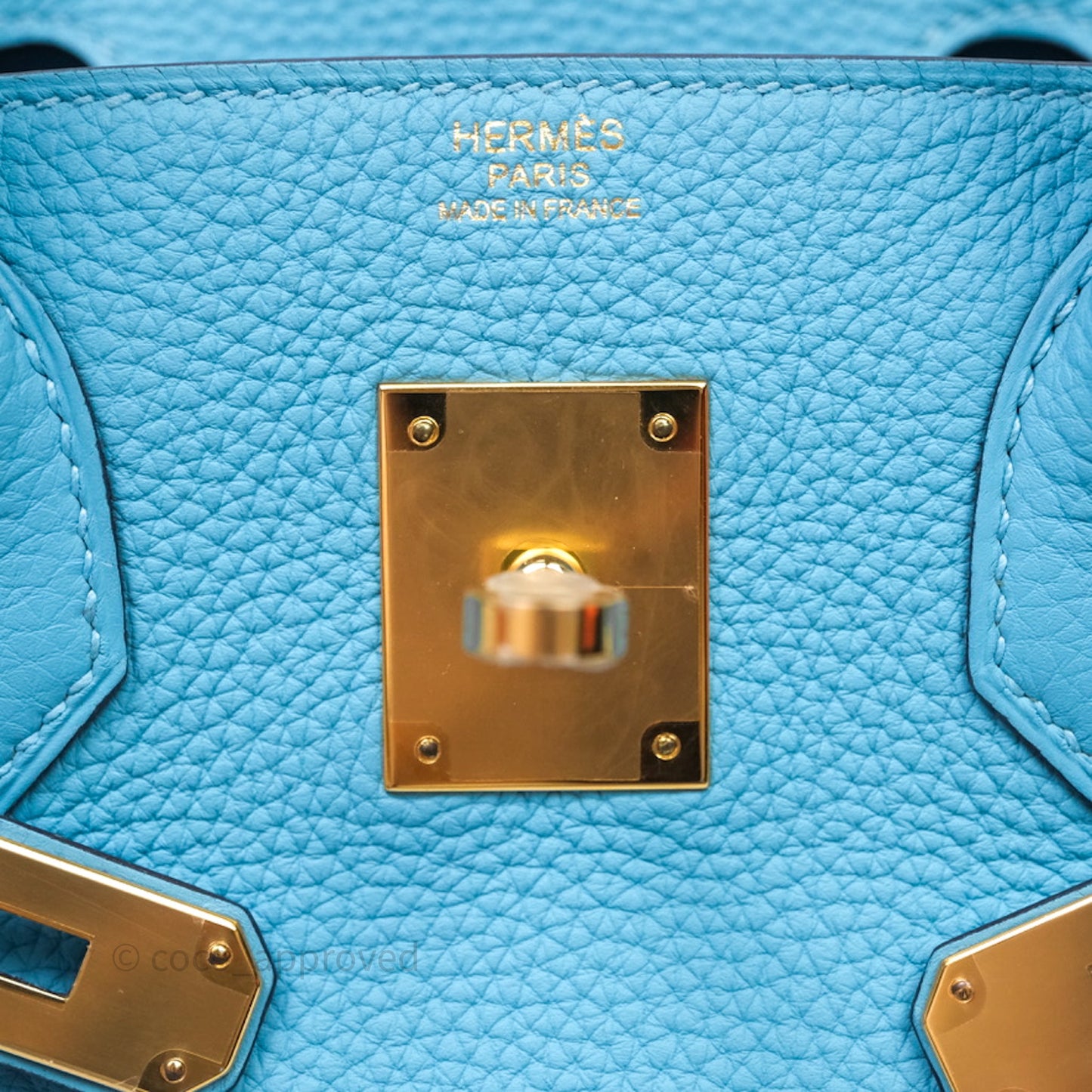 Hermès Birkin 30 Bleu De Nord P3 Togo Gold Hardware