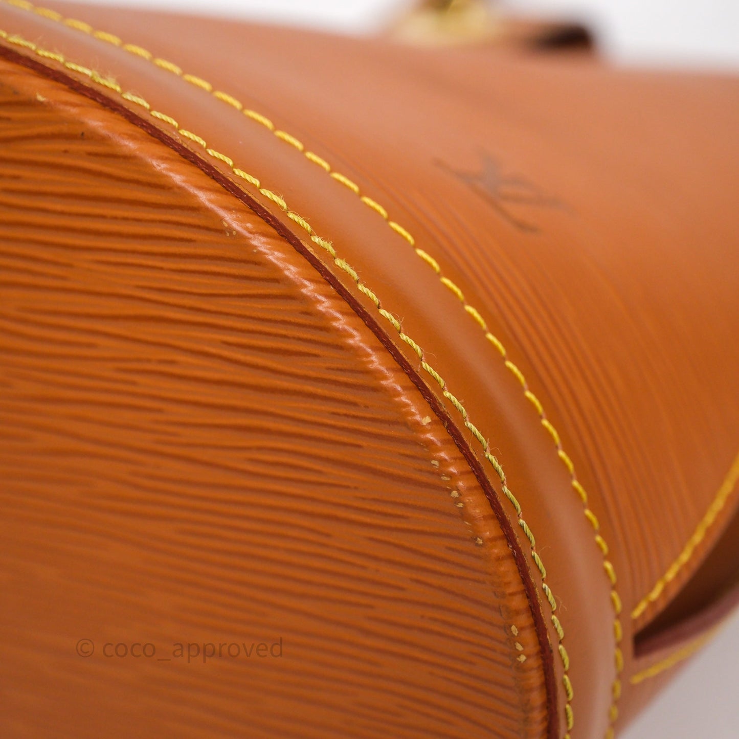 Louis Vuitton Cluny Shoulder Bag Brown Epi