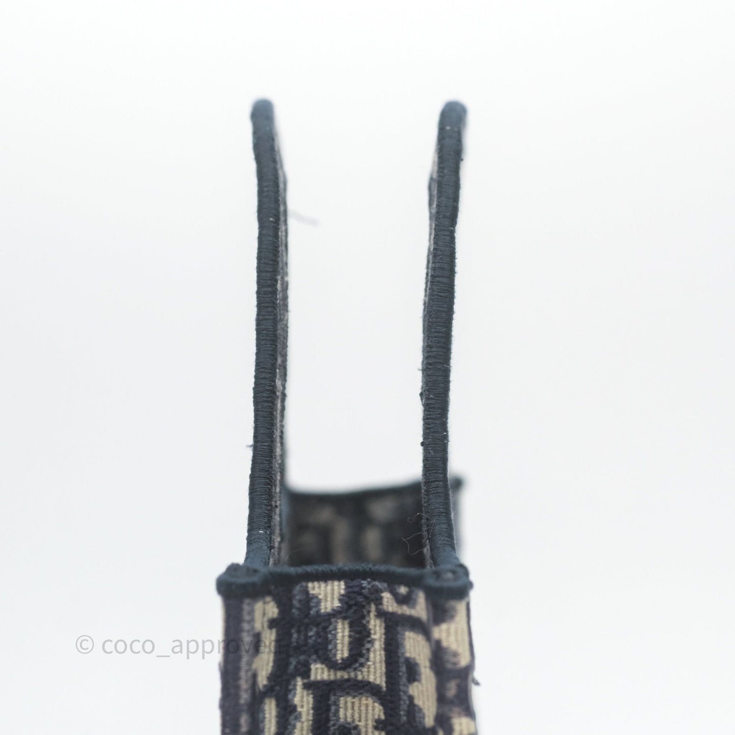 Dior Mini Book Tote Blue Oblique Canvas