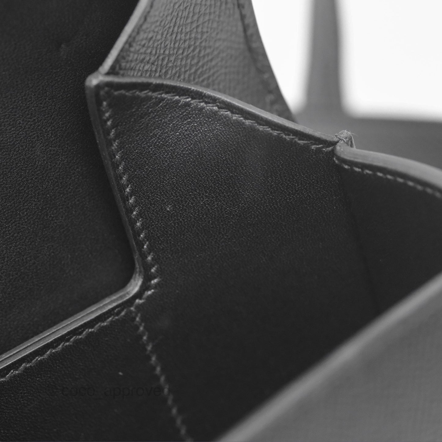 Hermès Della Cavalleria Mini Bag Noir 89 Epsom Palladium Hardware