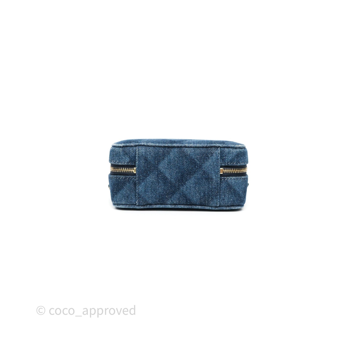 Chanel Camera Bag Quilted Denim Gold Hardware