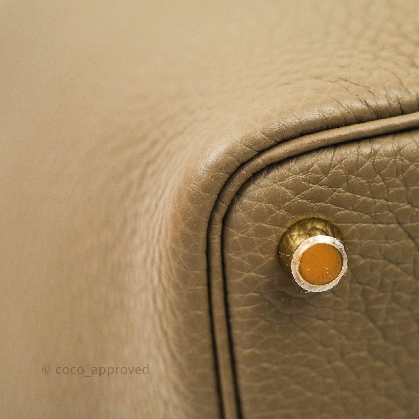 Hermès Taurillon Clemence Picotin Lock 18 PM Etoupe Gold Hardware