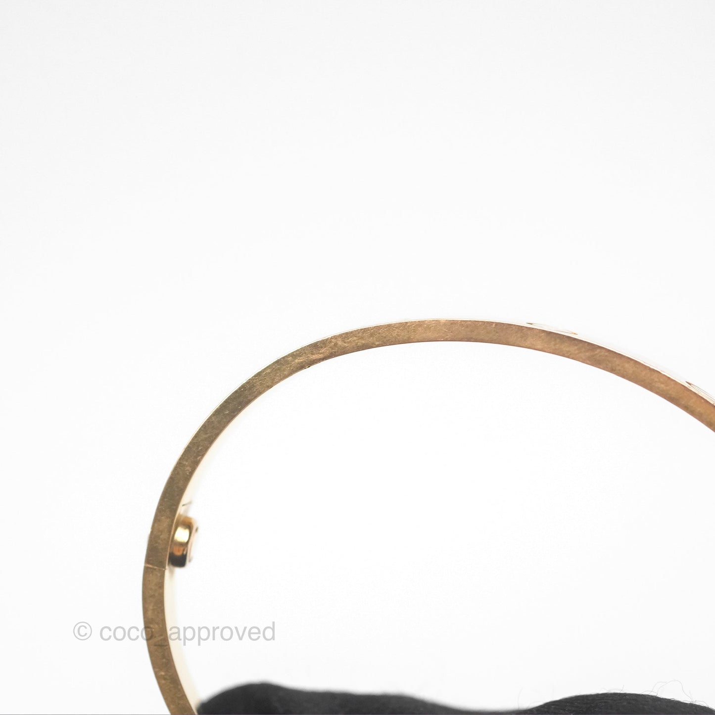 Cartier Love Bracelet Rose Gold Size 16