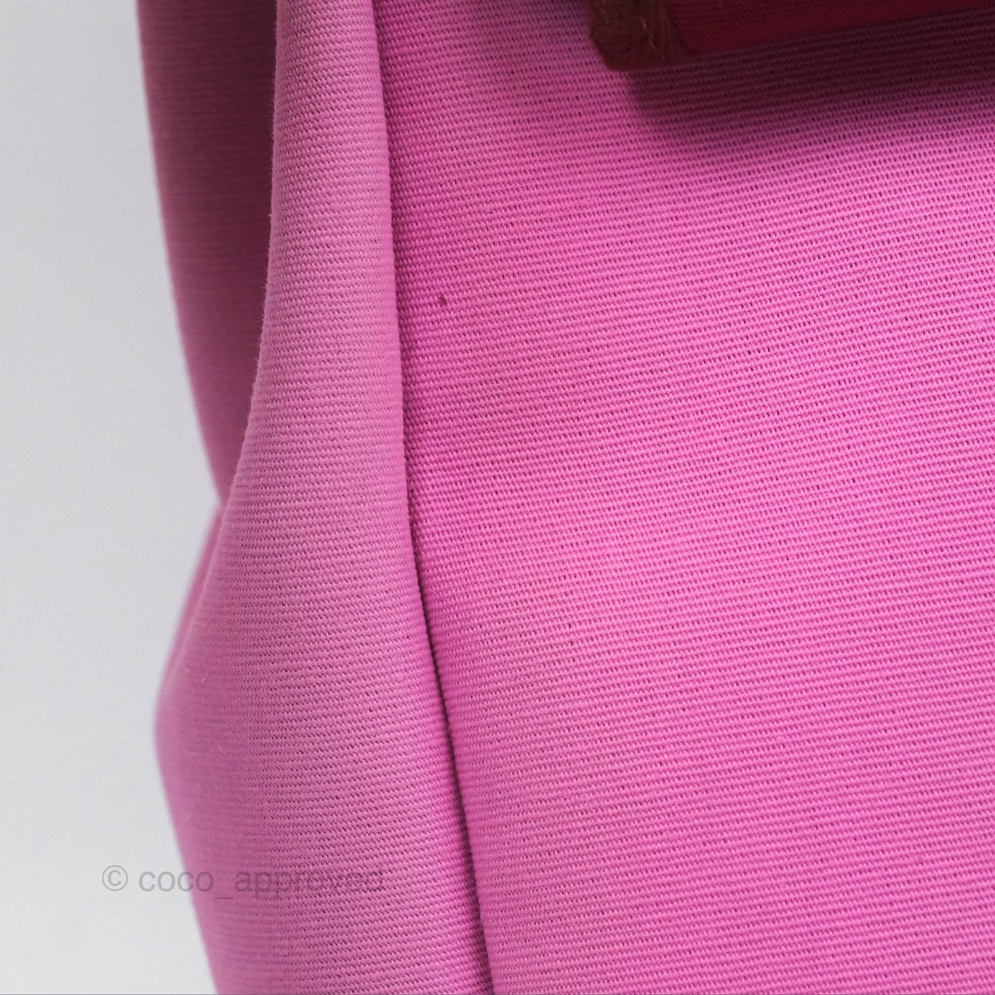 Hermès Herbag Zip 31 Retourne Rose Bubblegum L4/ Rubis B5 Canvas Palladium Hardware