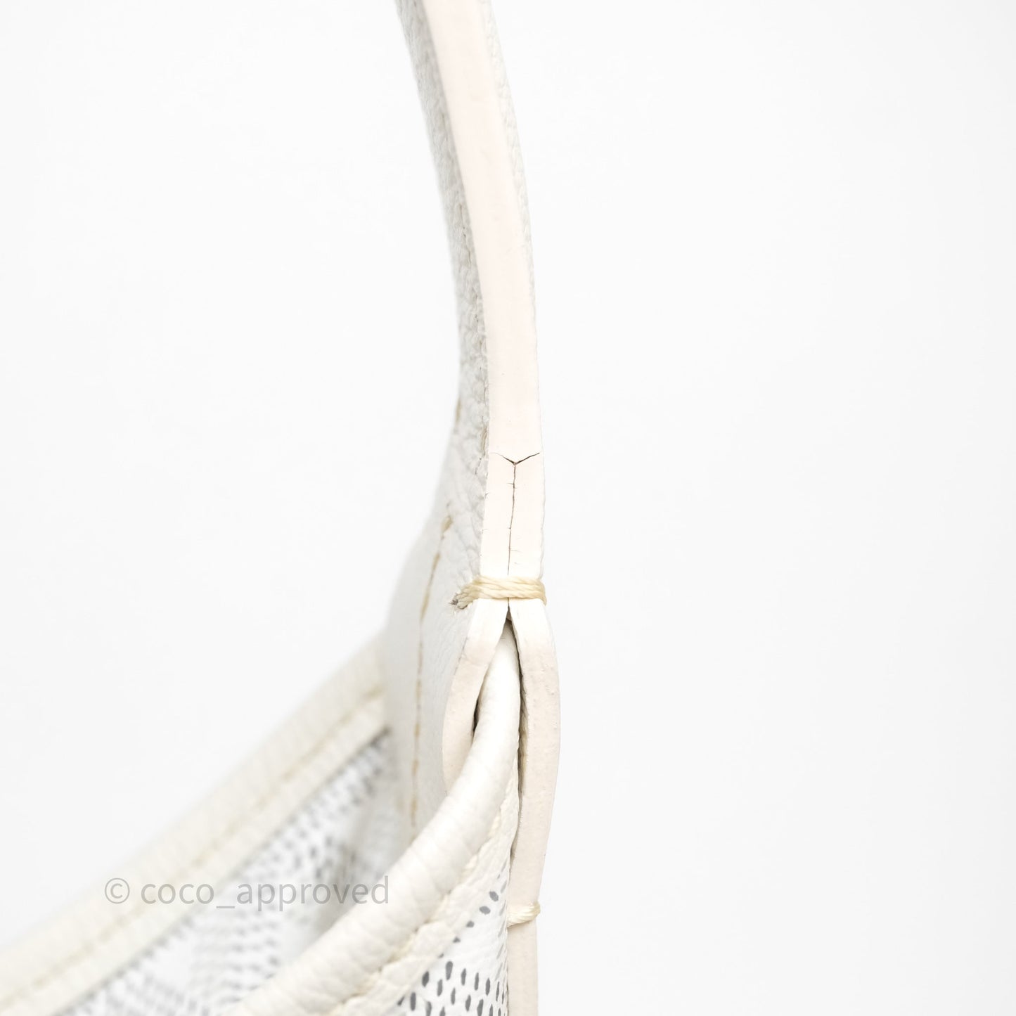 Goyard Bohème Hobo Bag PM White Goyardine Canvas