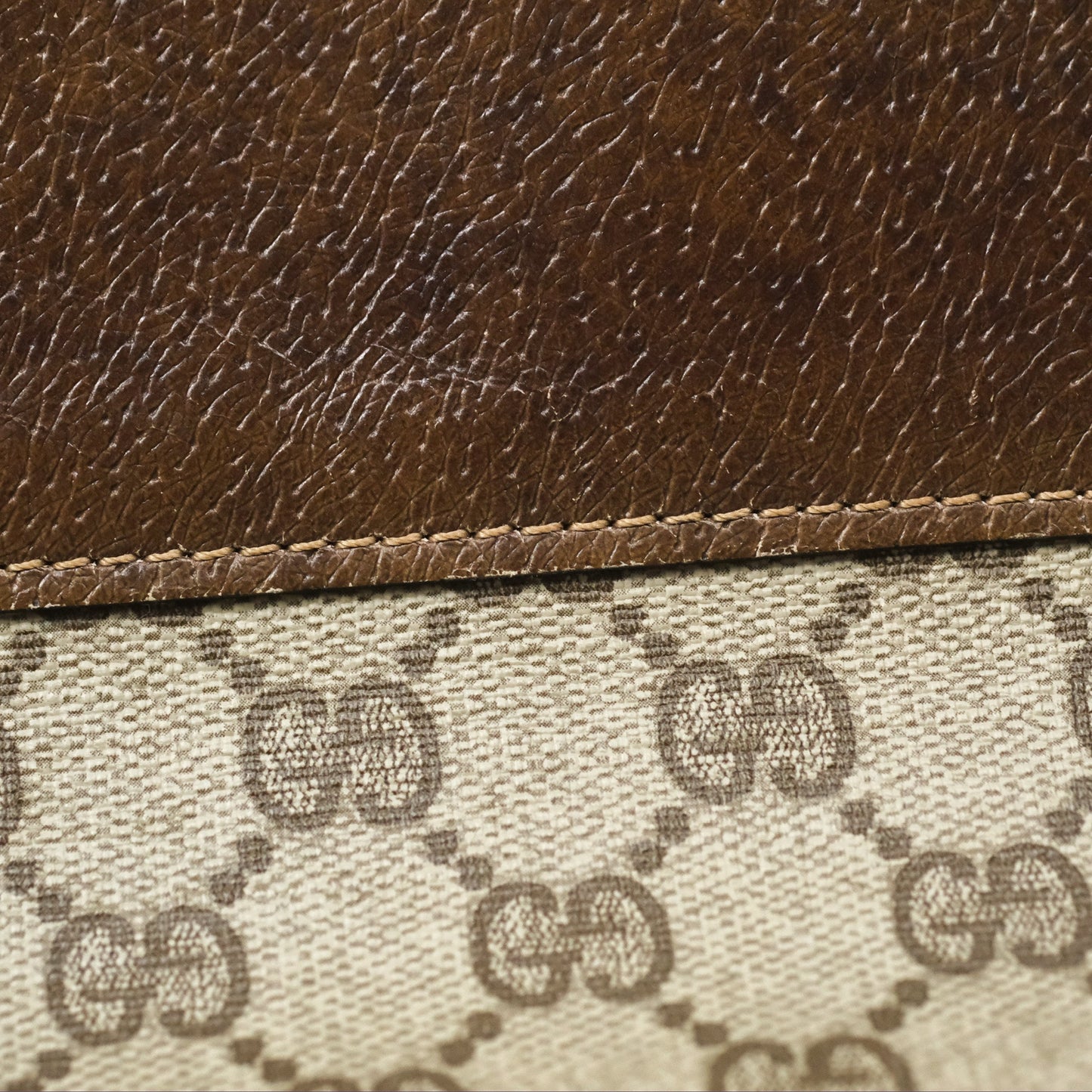 Gucci Vintage GG Supreme Tote Bag Canvas
