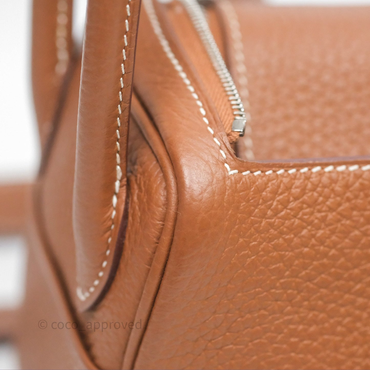 Hermès Mini Lindy 20 Gold Clemence Palladium Hardware