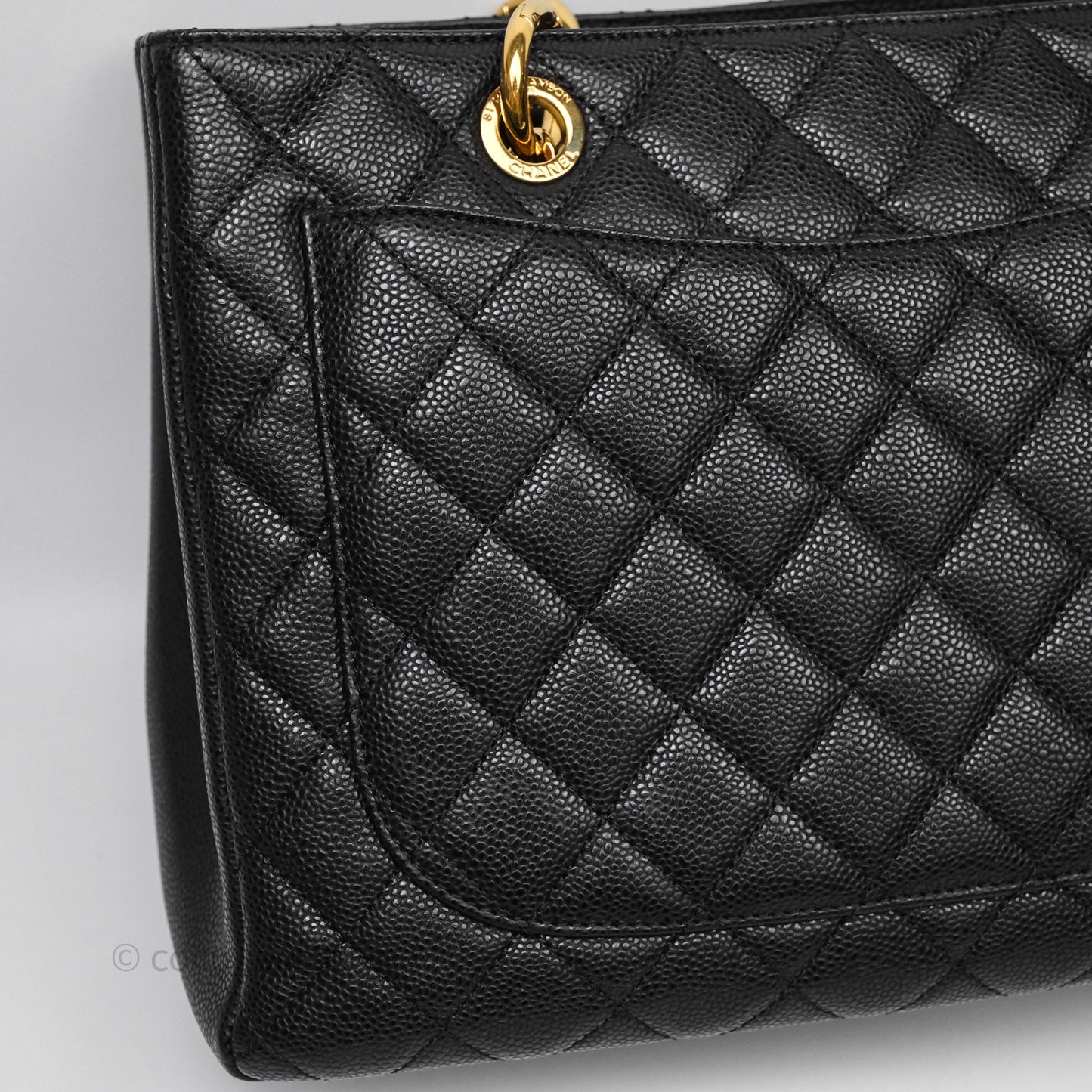 Chanel GST Black Caviar Gold Hardware
